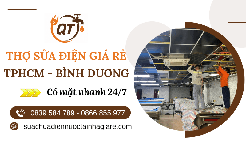 thợ sửa điện giá rẻ TPHCM