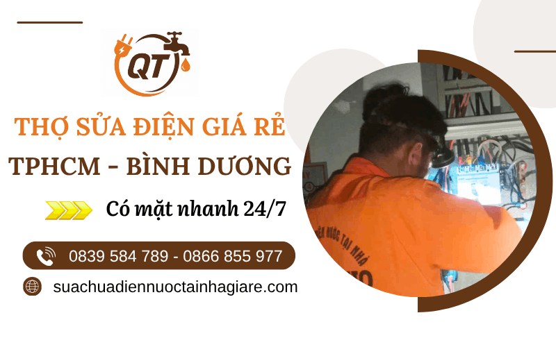 thợ sửa điện giá rẻ TPHCM